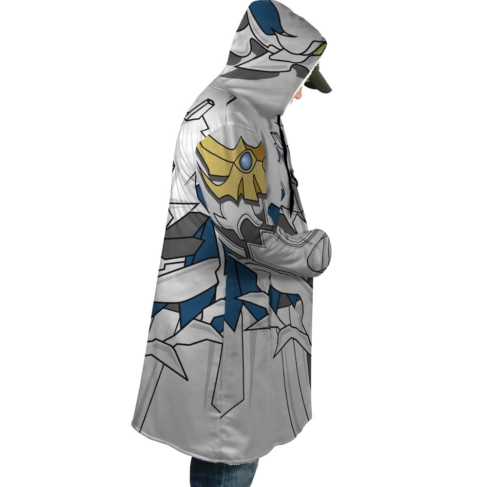 DxD White Dragon Emperors Armor Mecha Hooded Cloak Coat