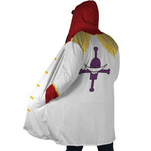 Edward Newgate One Piece Whitebeard Hooded Cloak Coat