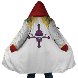 Edward Newgate One Piece Whitebeard Hooded Cloak Coat