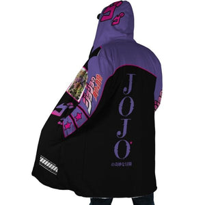 JoJo's Bizarre Adventure Yare Yare Hooded Cloak Coat