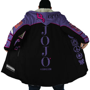 JoJo's Bizarre Adventure Yare Yare Hooded Cloak Coat