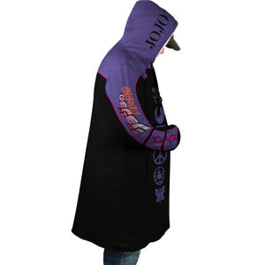 JoJo's Bizarre Adventure Yare Yare Hooded Cloak Coat