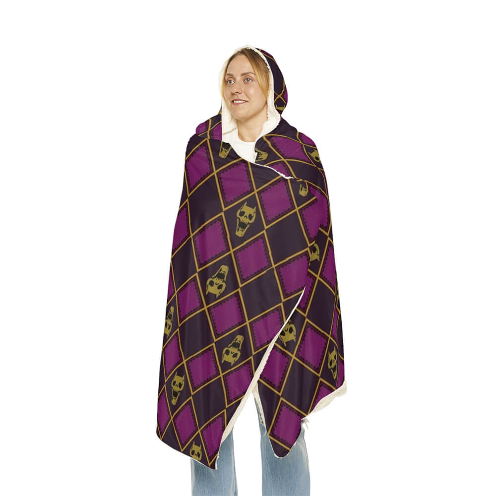 Killer Queen Diamond Pattern Skull Snuggle Blanket