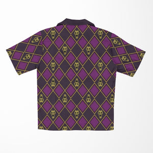 Yoshikage Kira Killer Queen JoJo Button up Hawaiian Shirt