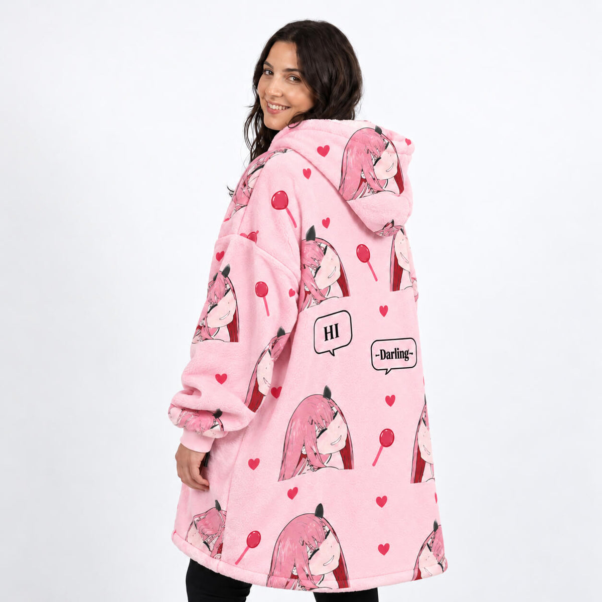 D-Franxx O2 Kawaii Oversized Decken-Hoodie