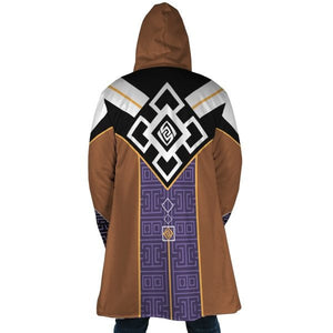 Genshin Impact Zhongli Hooded Cloak Coat