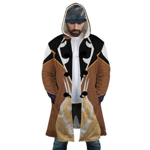 Genshin Impact Zhongli Hooded Cloak Coat