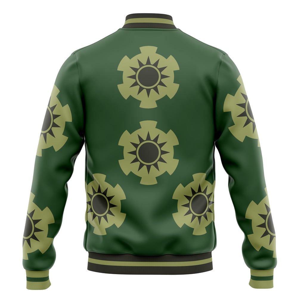 Zoro Wano Arc Fleece Baseball Jacket