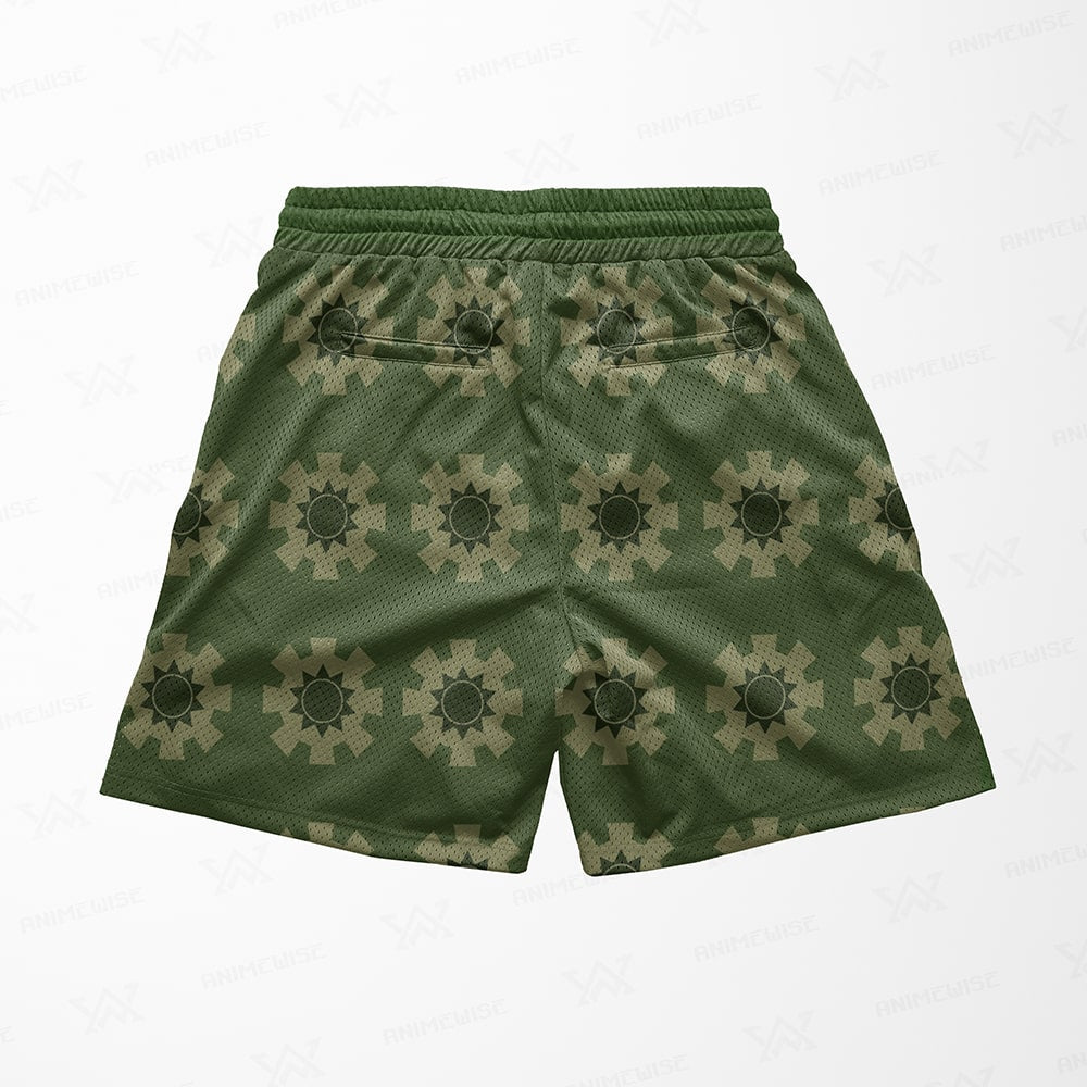 Zoro Kimono OP Pattern Mesh shorts