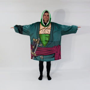 Roronoa Zoro One Piece Blanket Hoodie