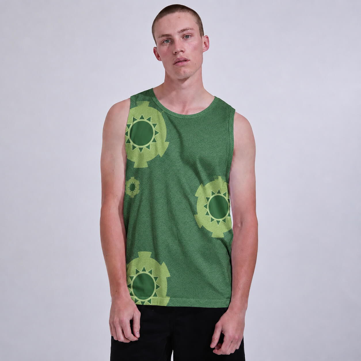 Zoro Wano Pattern One Piece Tank Top