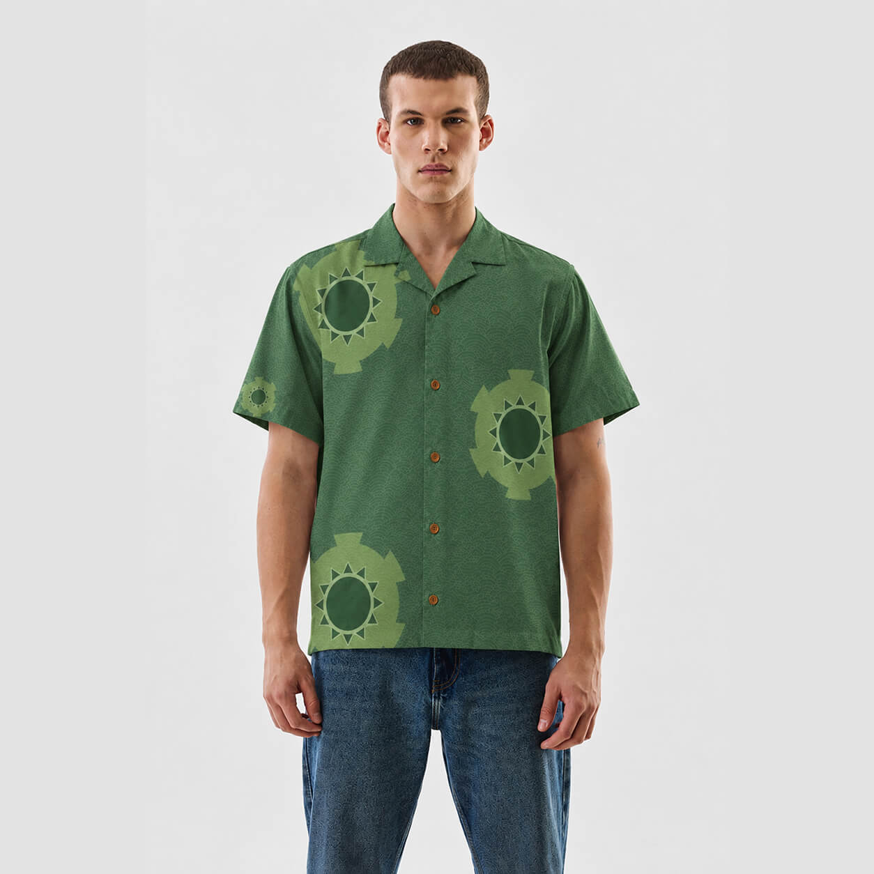 Zoro Wano One Piece Button Up Shirt