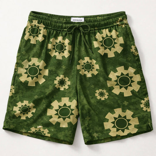 Zoro One Piece Wano Mesh-Shorts