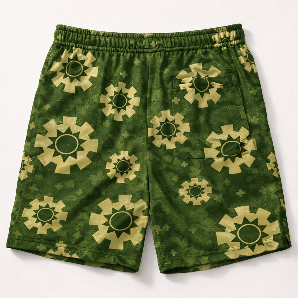 Zoro One Piece Wano Mesh-Shorts