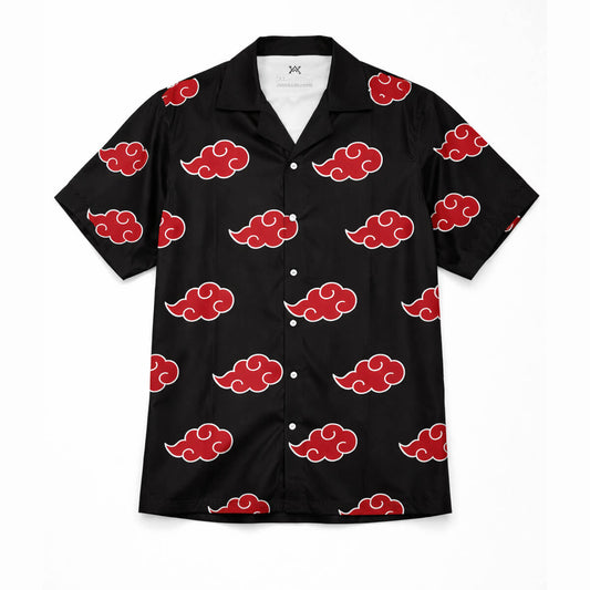 Akatsuki Naruto Button Shirt