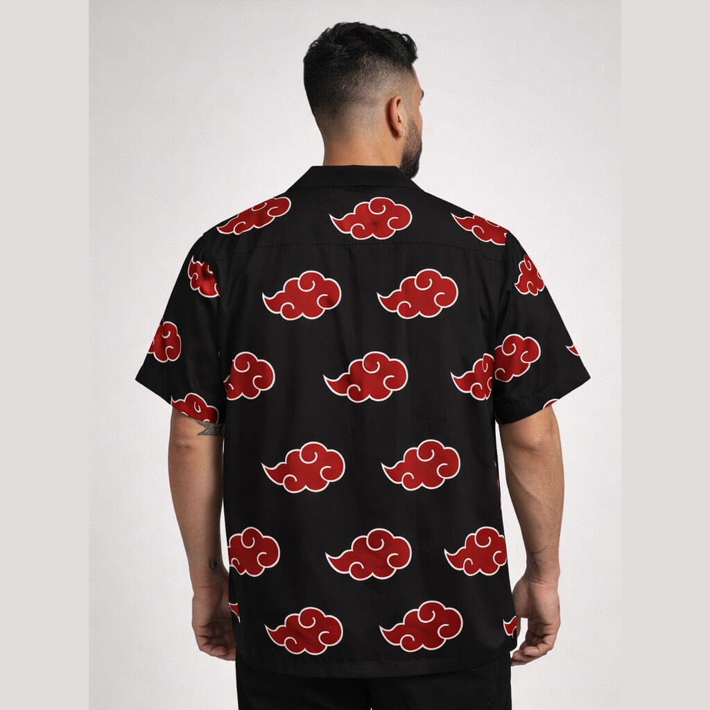 Akatsuki Naruto Button Shirt