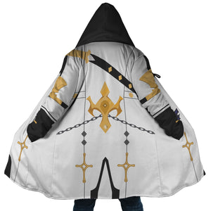 Genshin Impact Albedo Hooded Cloak Coat