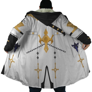 Genshin Impact Albedo Hooded Cloak Coat