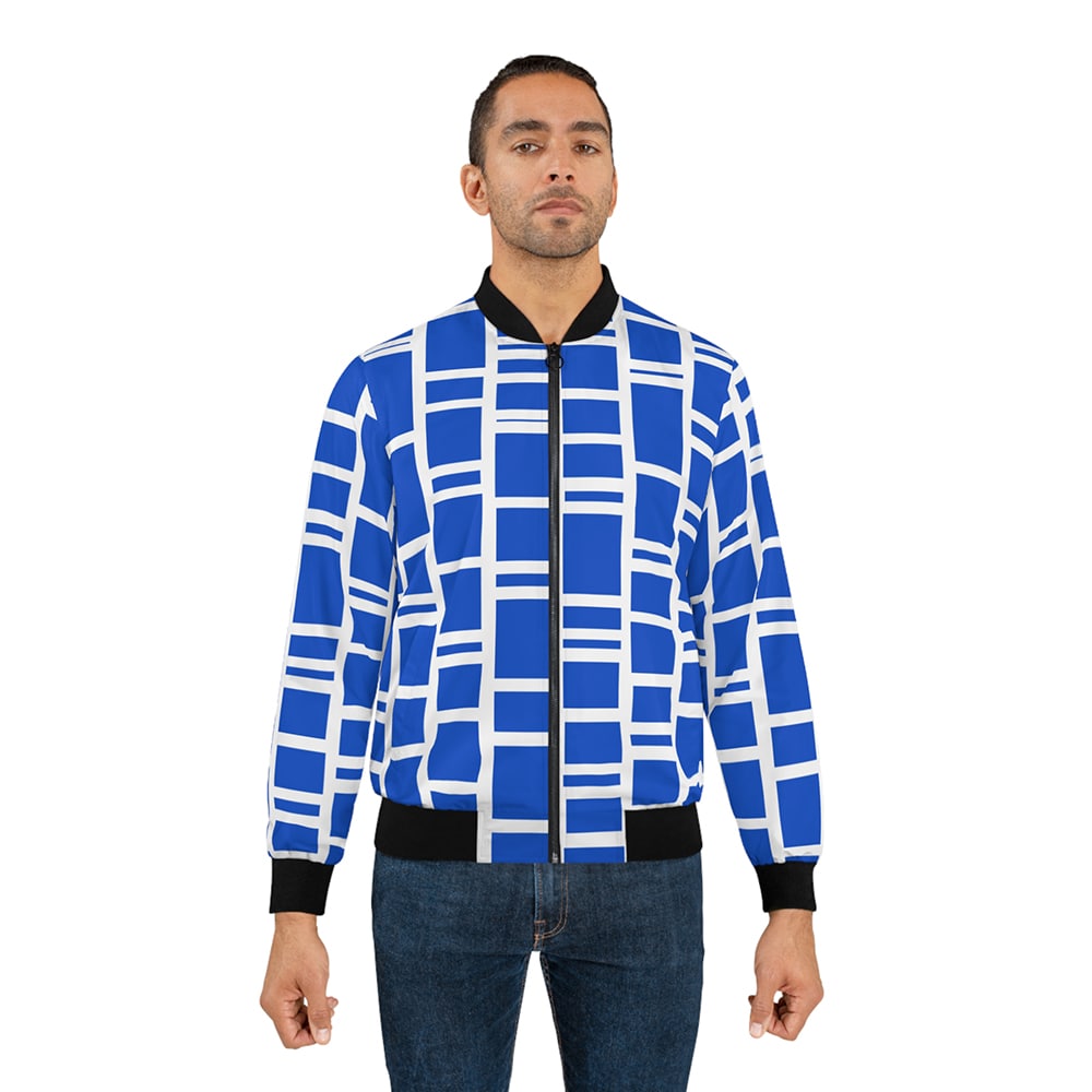 Jolene Classic Pattern Bomber Jacket