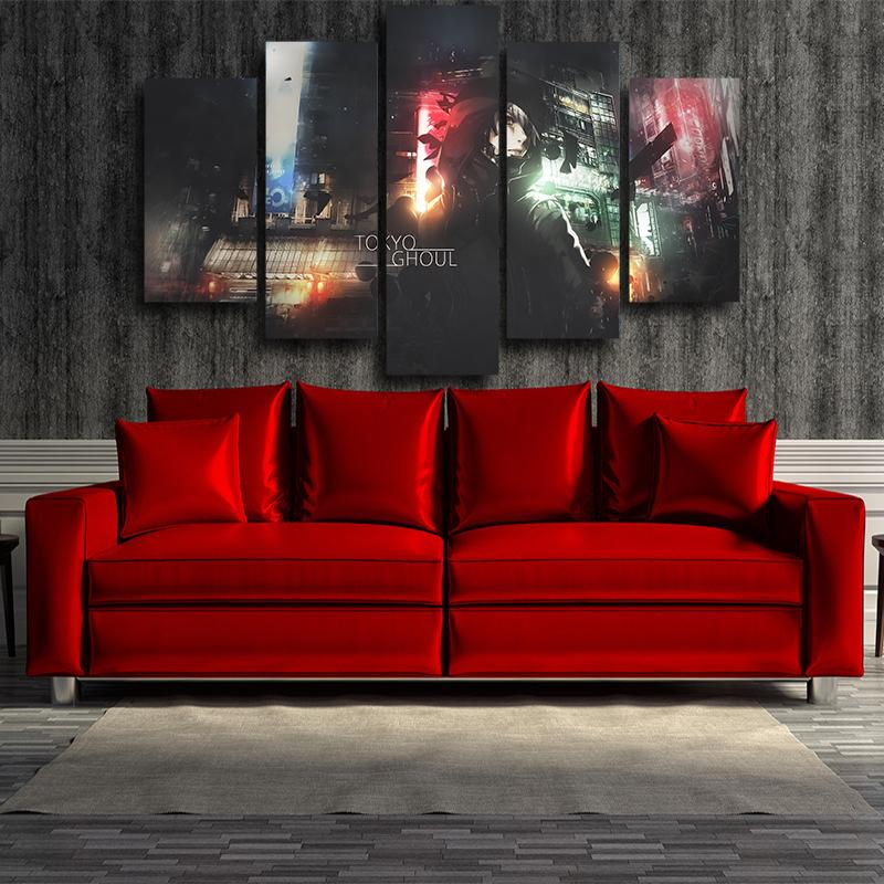 Cool Black Kaneki Ken Tokyo Ghoul Canvas