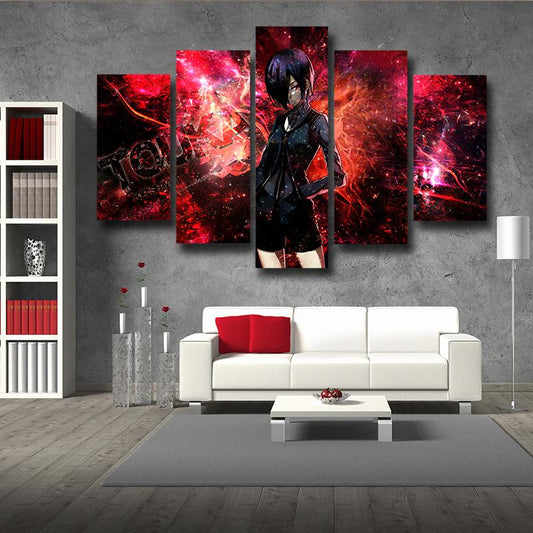 Red Touka Tokyo Ghoul Canvas