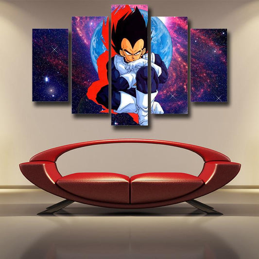 Prince Of Saiyan Vegeta 3D Printed Anime Canvas