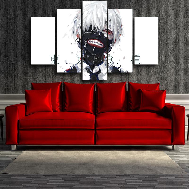 Tokyo Ghoul Cool White Kaneki Mask  Canvas