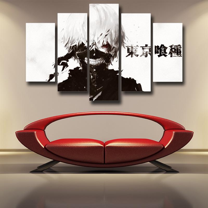 Kaneki Mask Face Tokyo Ghoul Canvas