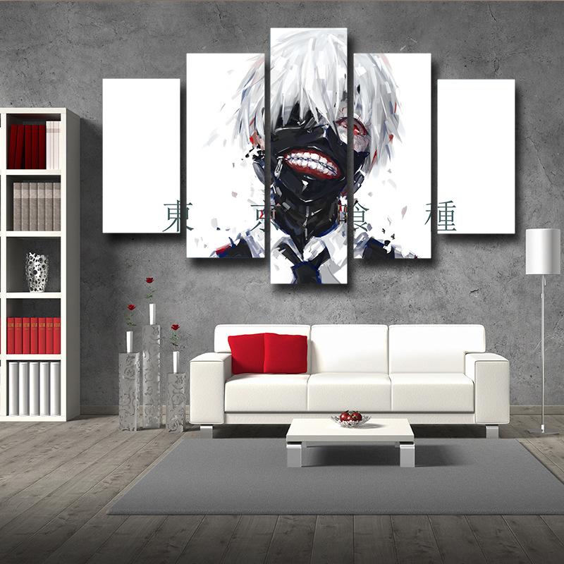 Tokyo Ghoul Cool White Kaneki Mask  Canvas