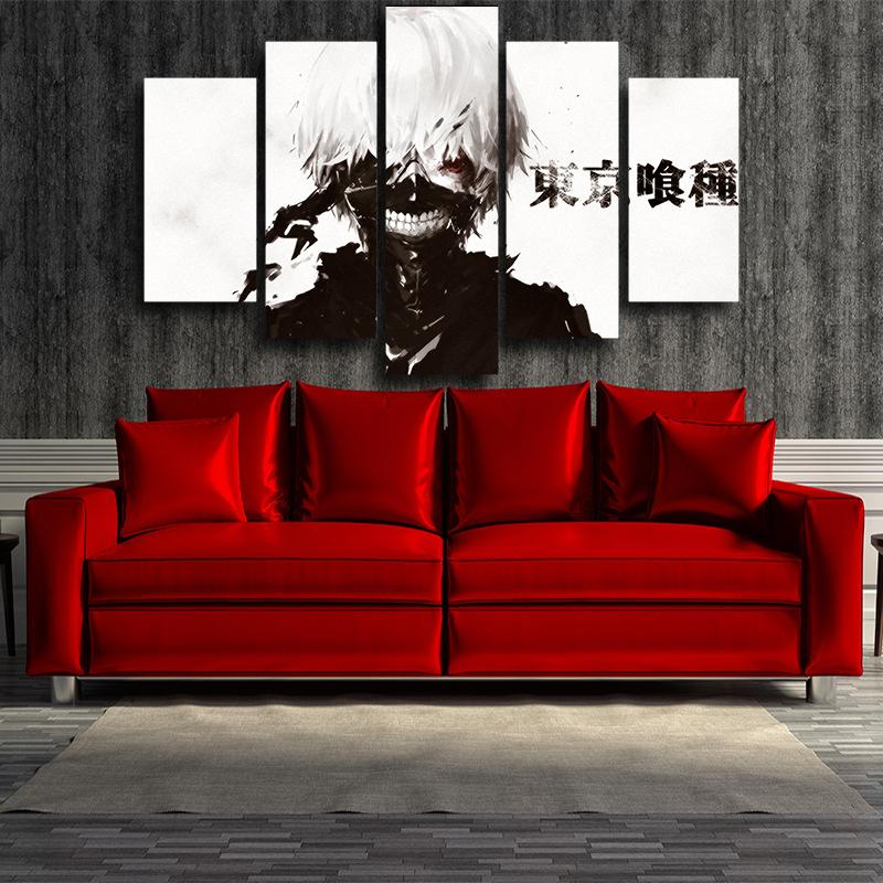 Kaneki Mask Face Tokyo Ghoul Canvas