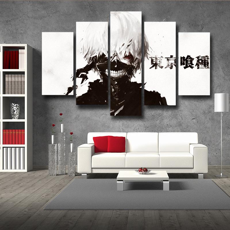 Kaneki Mask Face Tokyo Ghoul Canvas