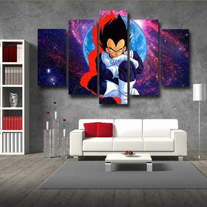 Prince Of Saiyan Vegeta 3D Printed Anime Canvas - Anime Wise