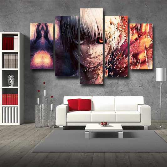 Tokyo Ghoul Cool Kaneki 3D Printed Canvas