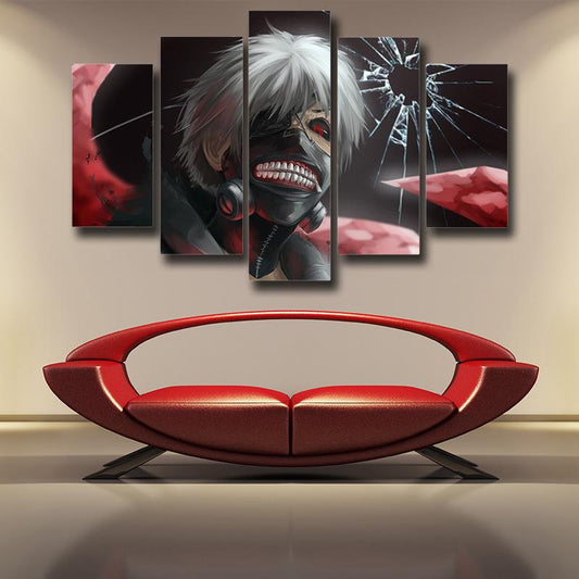 Human Ghoul Kaneki Tokyo Ghoul Canvas