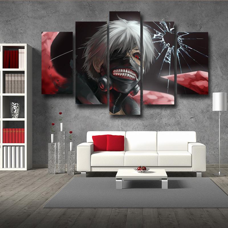 Human Ghoul Kaneki Tokyo Ghoul Canvas