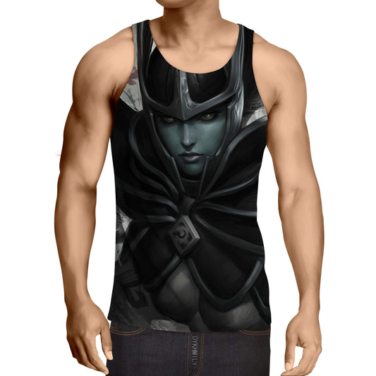 Phantom Assasin Black Art 3D Printed Phantom Assasin Tank Top