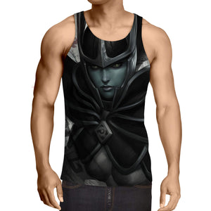 Phantom Assasin Black Art 3D Printed Phantom Assasin Tank Top