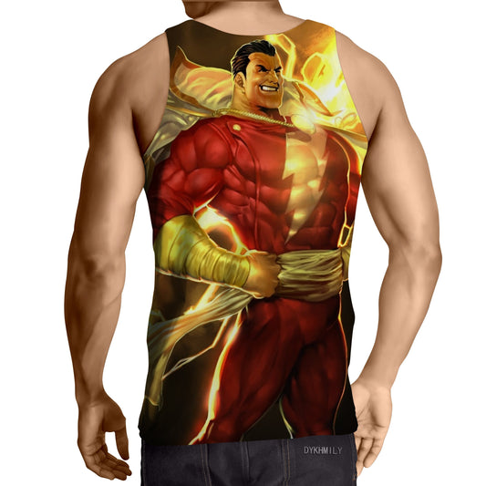 Bold Shazam 3D Printed Tank Top