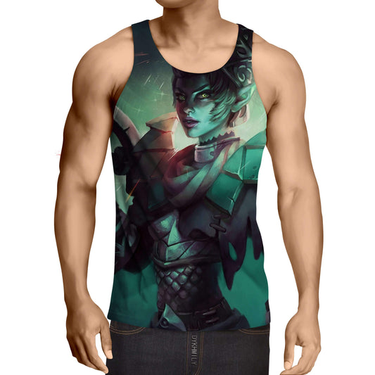 Phantom Assassin Dame de Carreau 3D Printed Phantom Assassin Tank Top