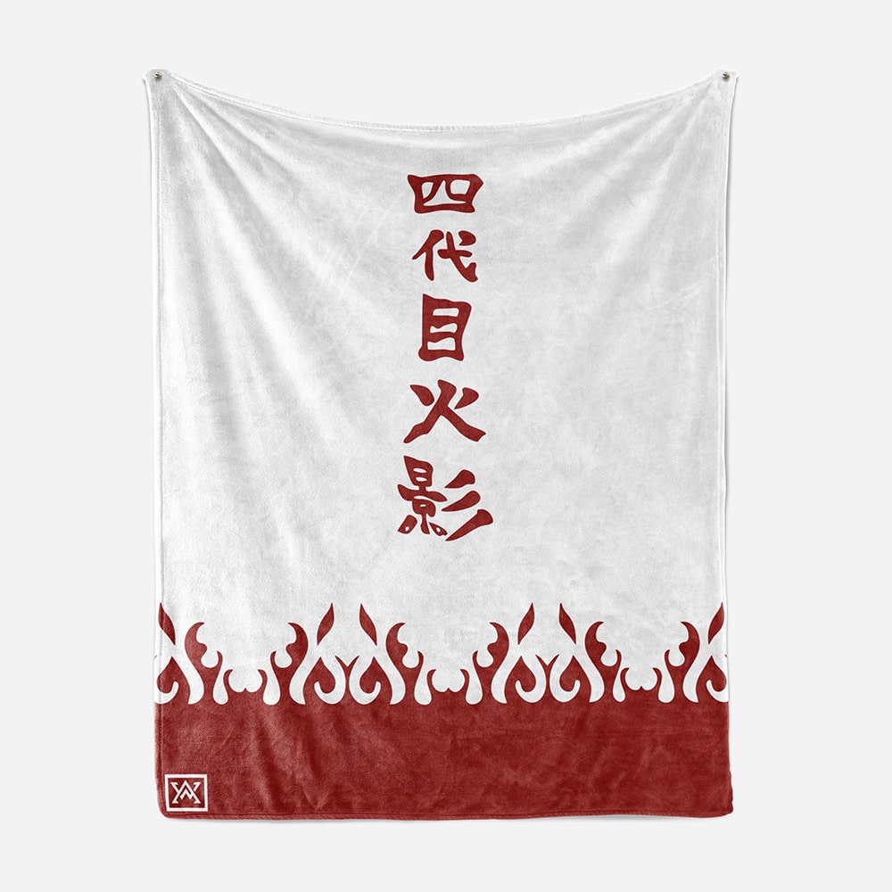 Fourth Fire Shadow Namikaze Plush Fleece Blanket