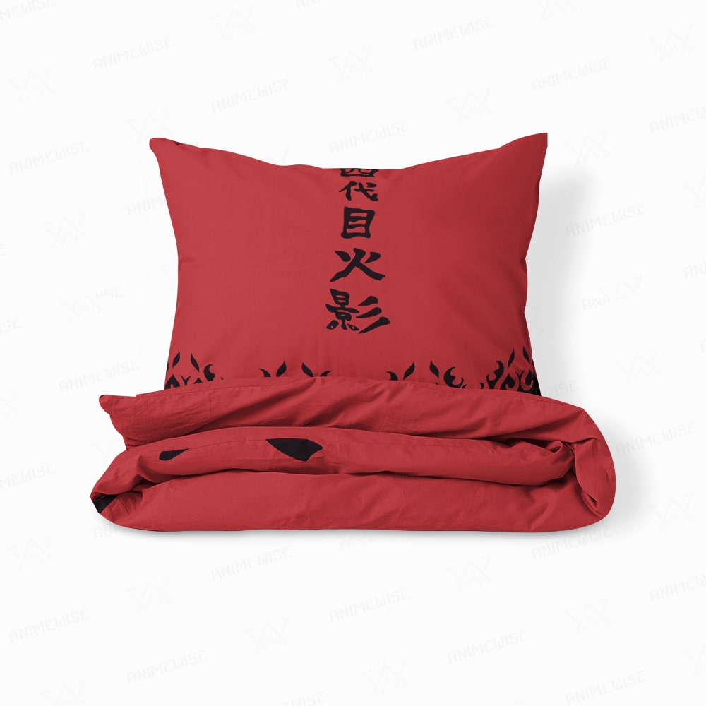 Fourth Fire Shadow Namikaze Comforter Set