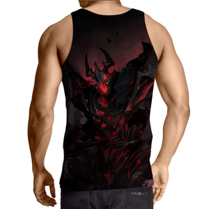 Shadow Fiend Black 3D Printed Shadow Fiend Tank Top - Anime Wise