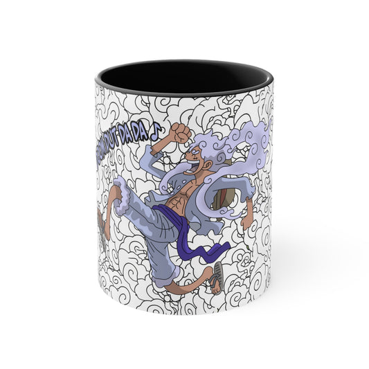 One Piece Joy Boy Nika Gear 5 Luffy Accent Coffee Mug
