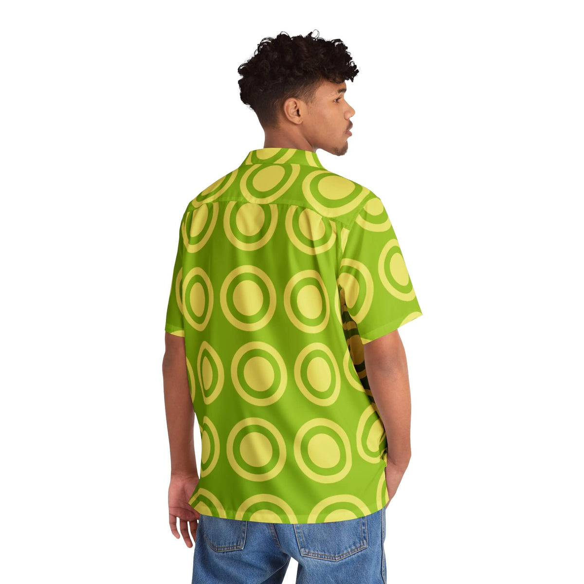 Nami Stampede Pattern One Piece Hawaiian Shirt