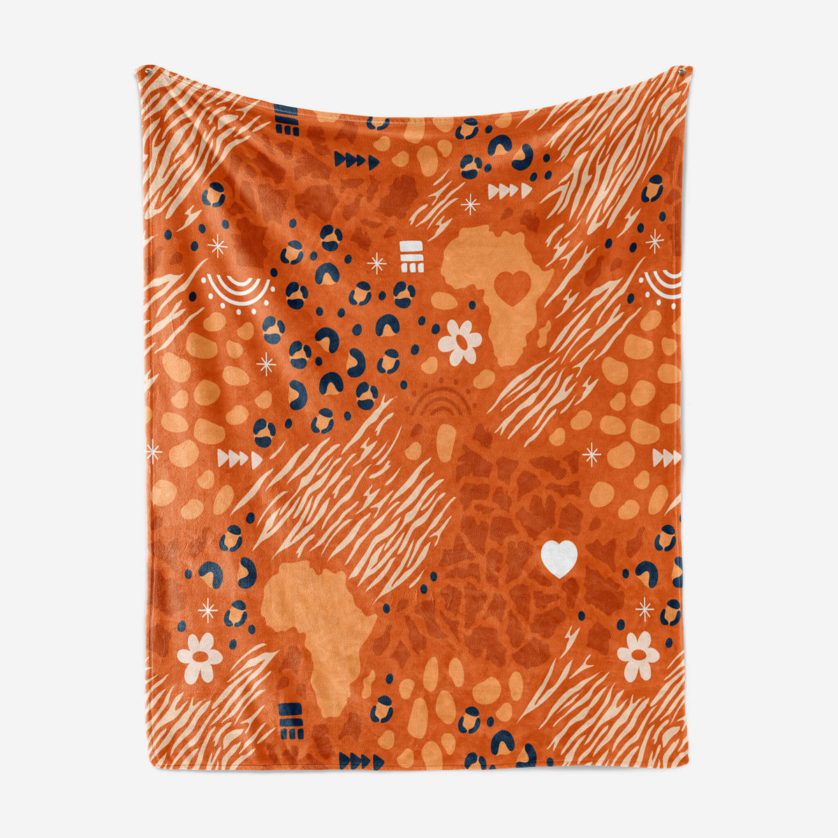 African Abstract Art Blanket