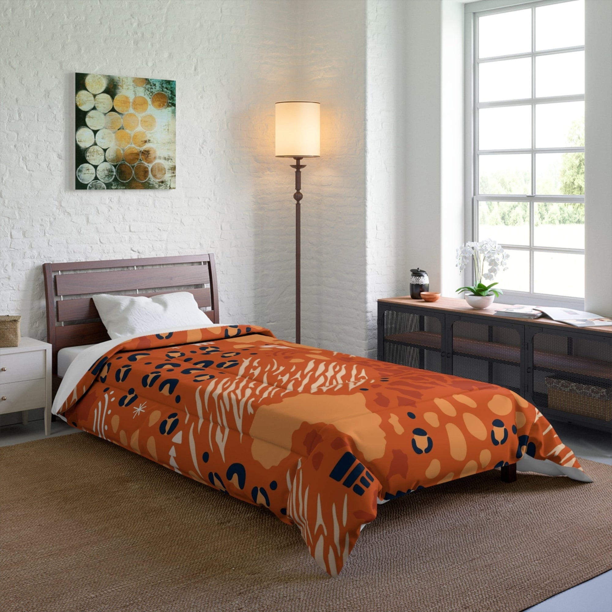 African Abstract Art Comforter Set Bedding