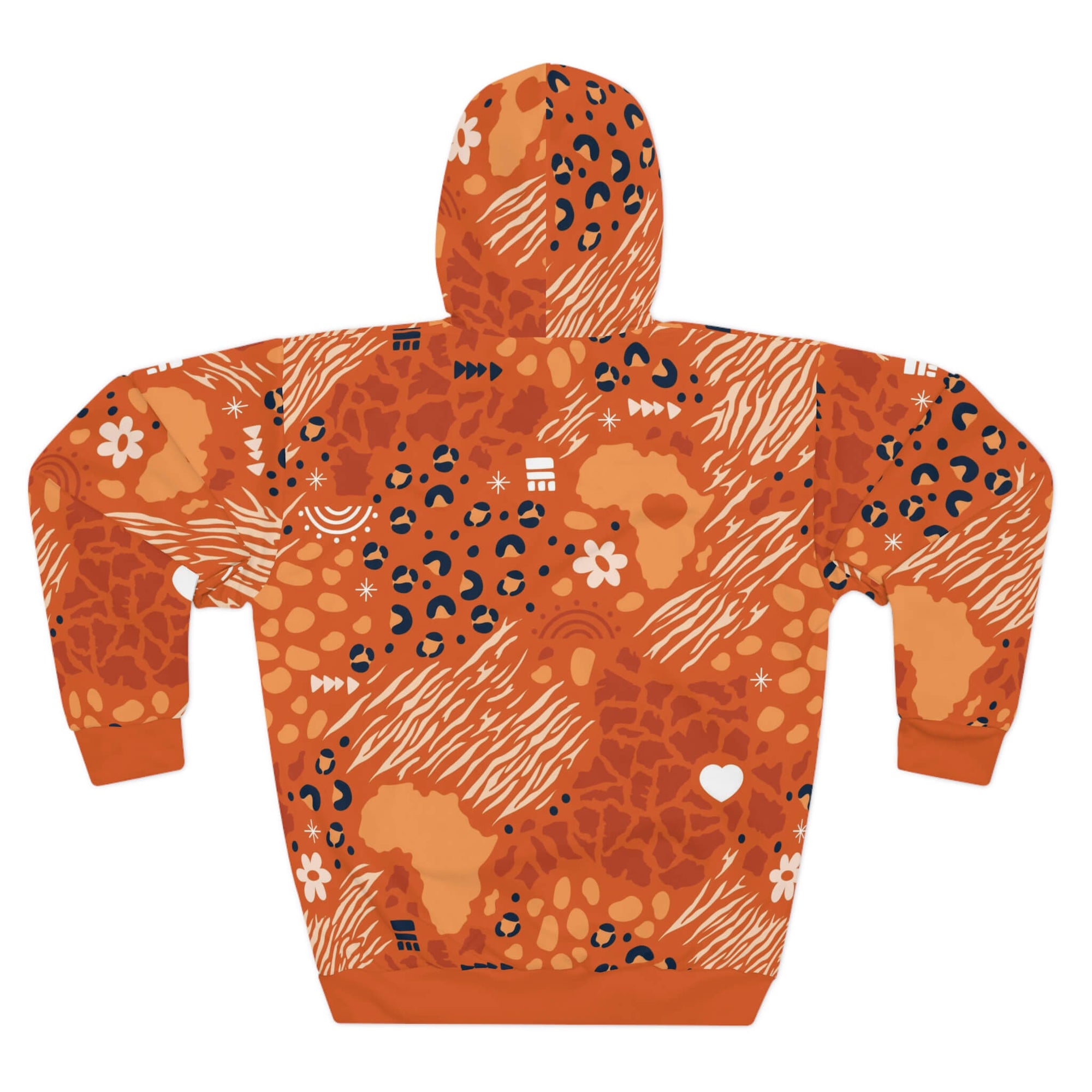 African Abstract Art Pullover Hoodie