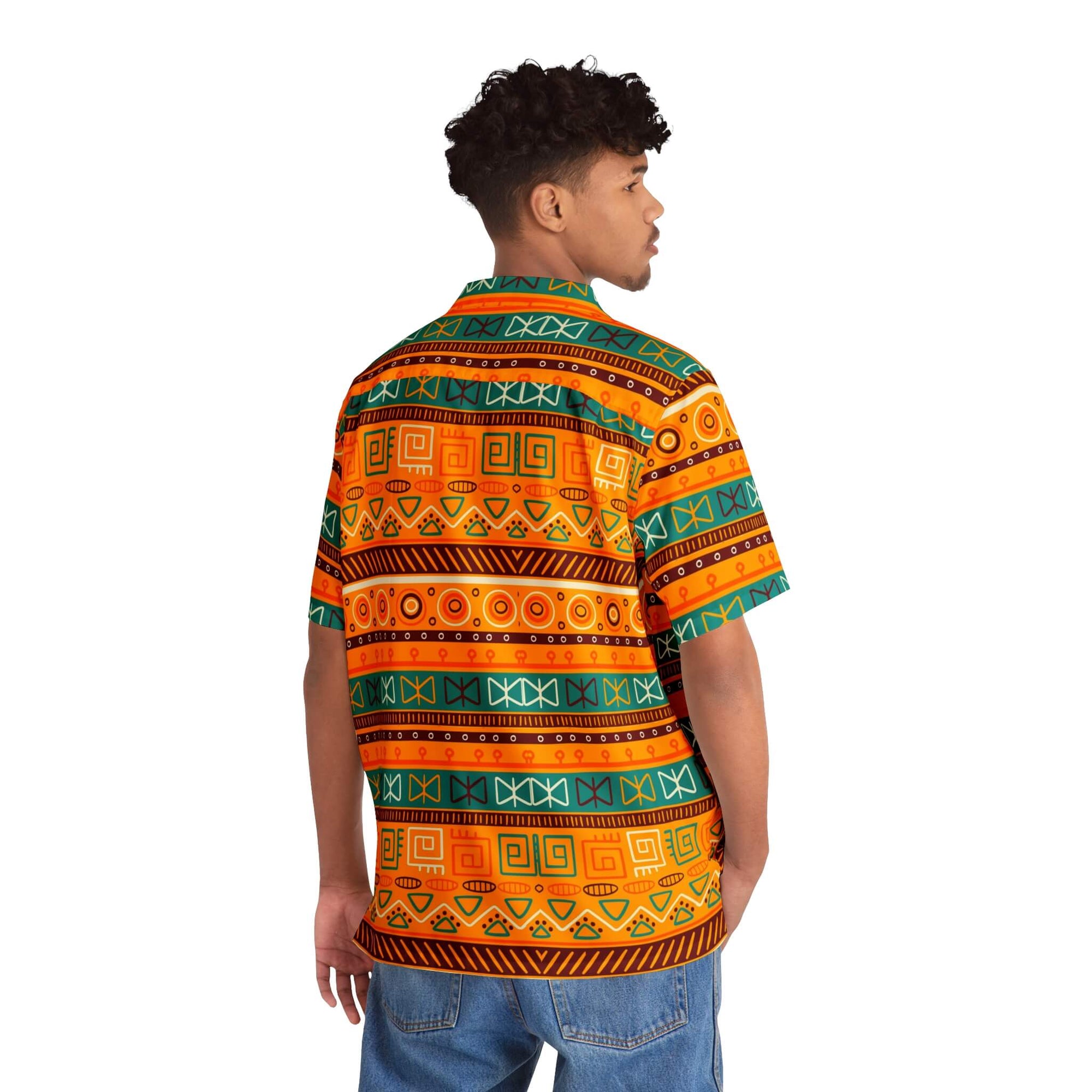 African Ethnic Art Hawaiian Shirt