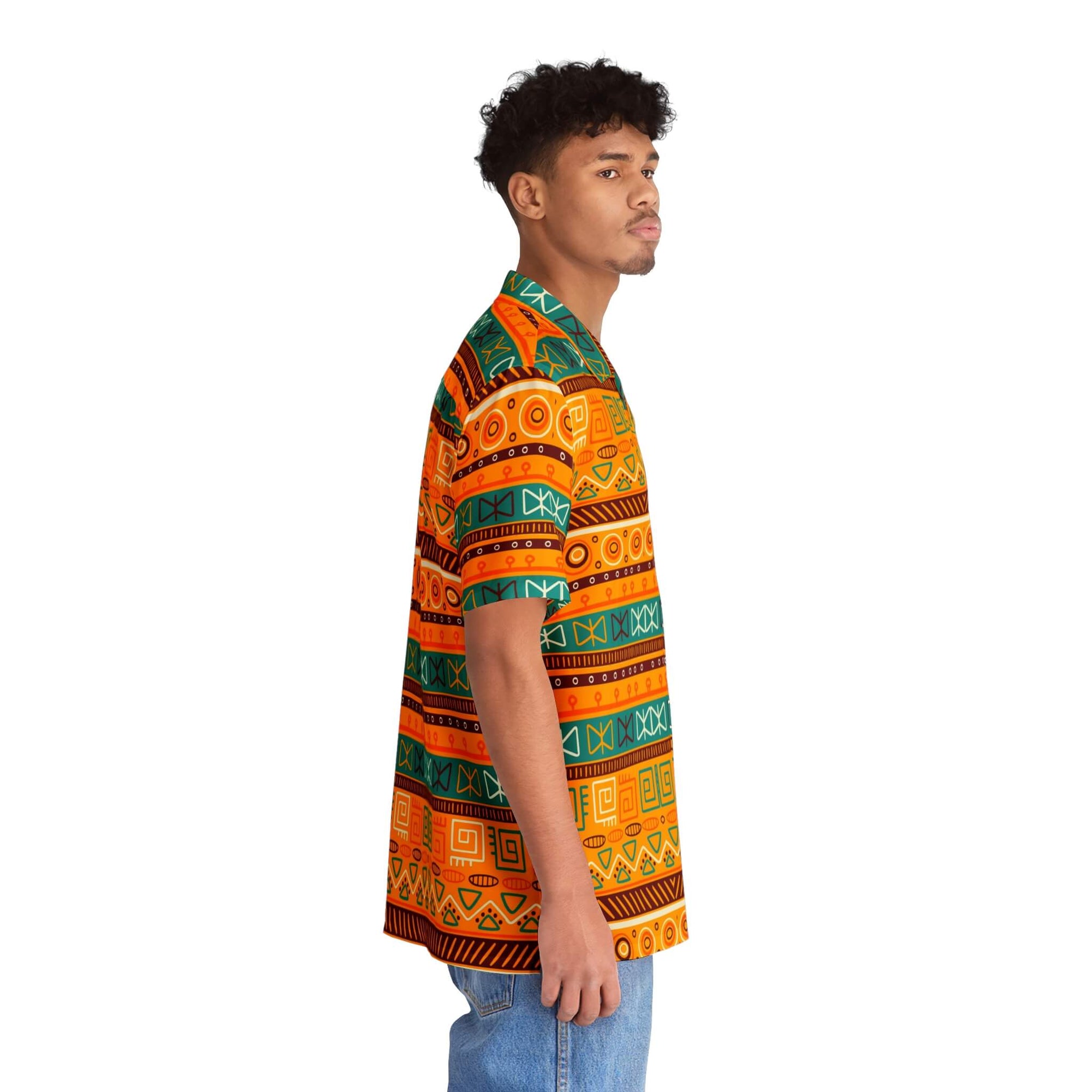 African Ethnic Art Hawaiian Shirt