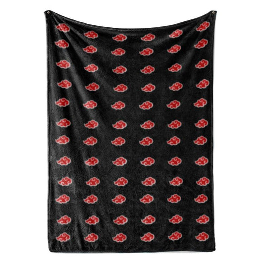 Akatsuki Classic Clouds Pattern Space Blend Naruto Blanket